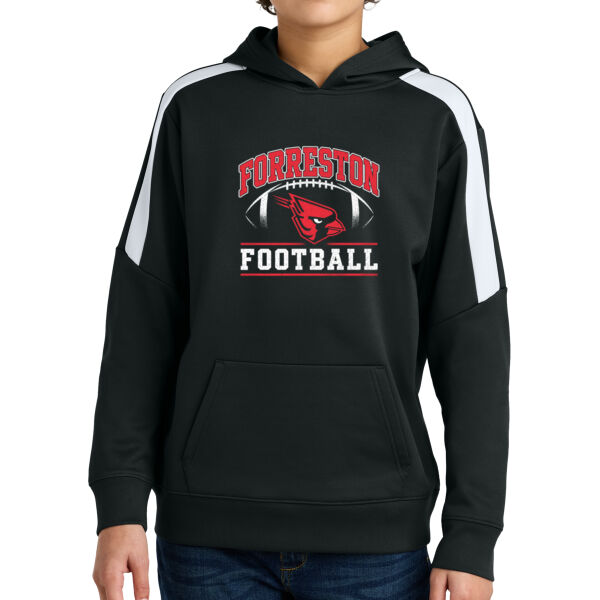 Forreston Football 2026 - Youth Sport Wick ® Fleece United Pullover Hoodie Thumbnail